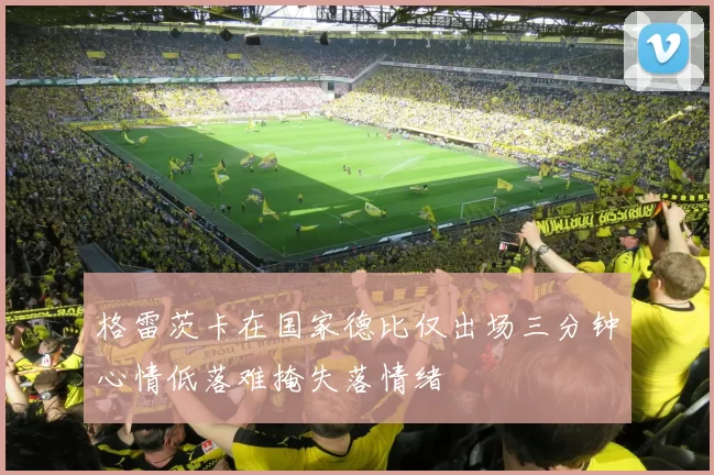 格雷茨卡在国家德比仅出场三分钟心情低落难掩失落情绪